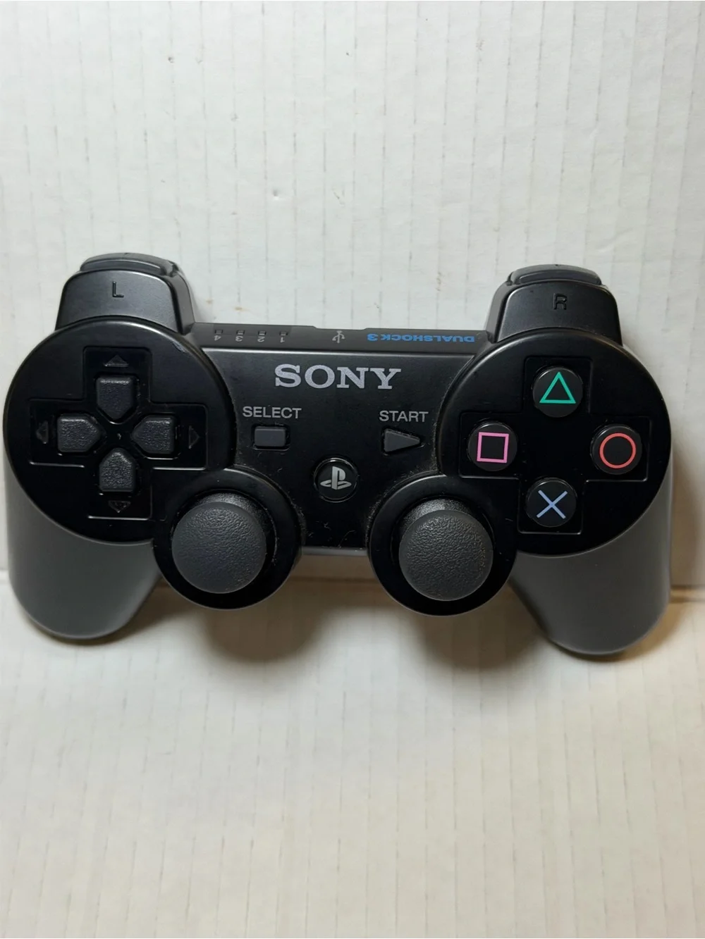 OEM PS3 Sony DualShock 3 PlayStation 3 Controller - Black - Tested, Working